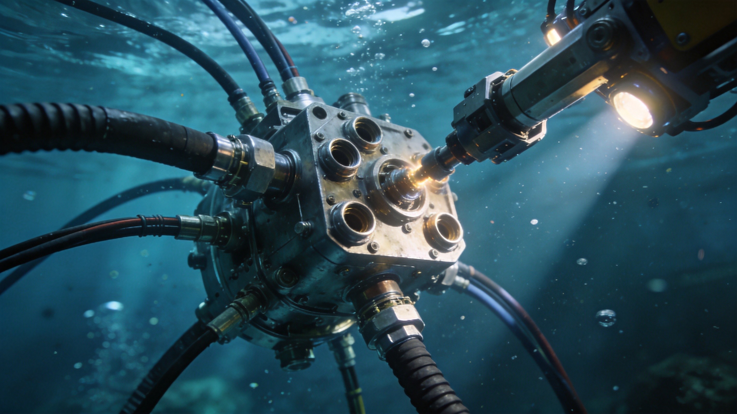 Subsea ROV operations — deepwater installation